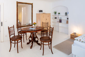 Essecke Appartement in der Salzburger Altstadt- Getreidegasse